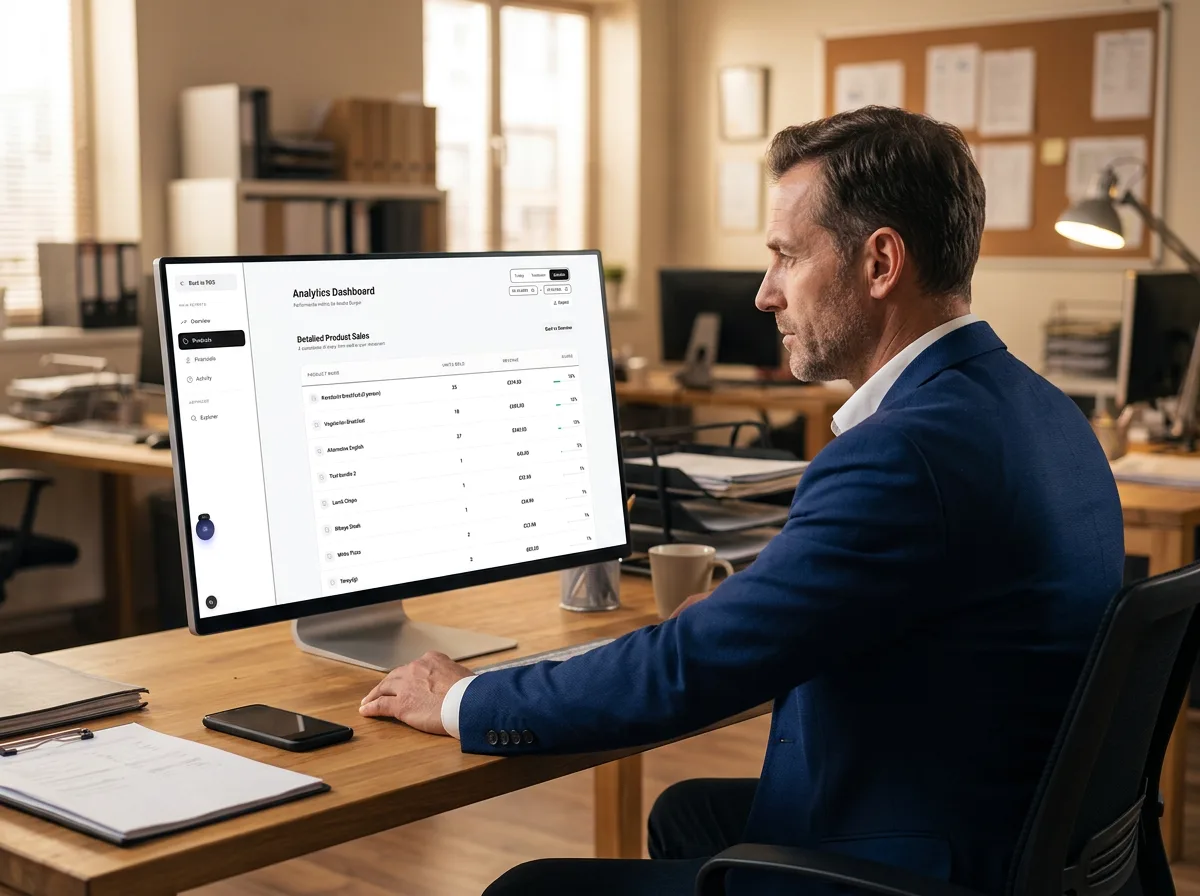 Product Sales Detail in use