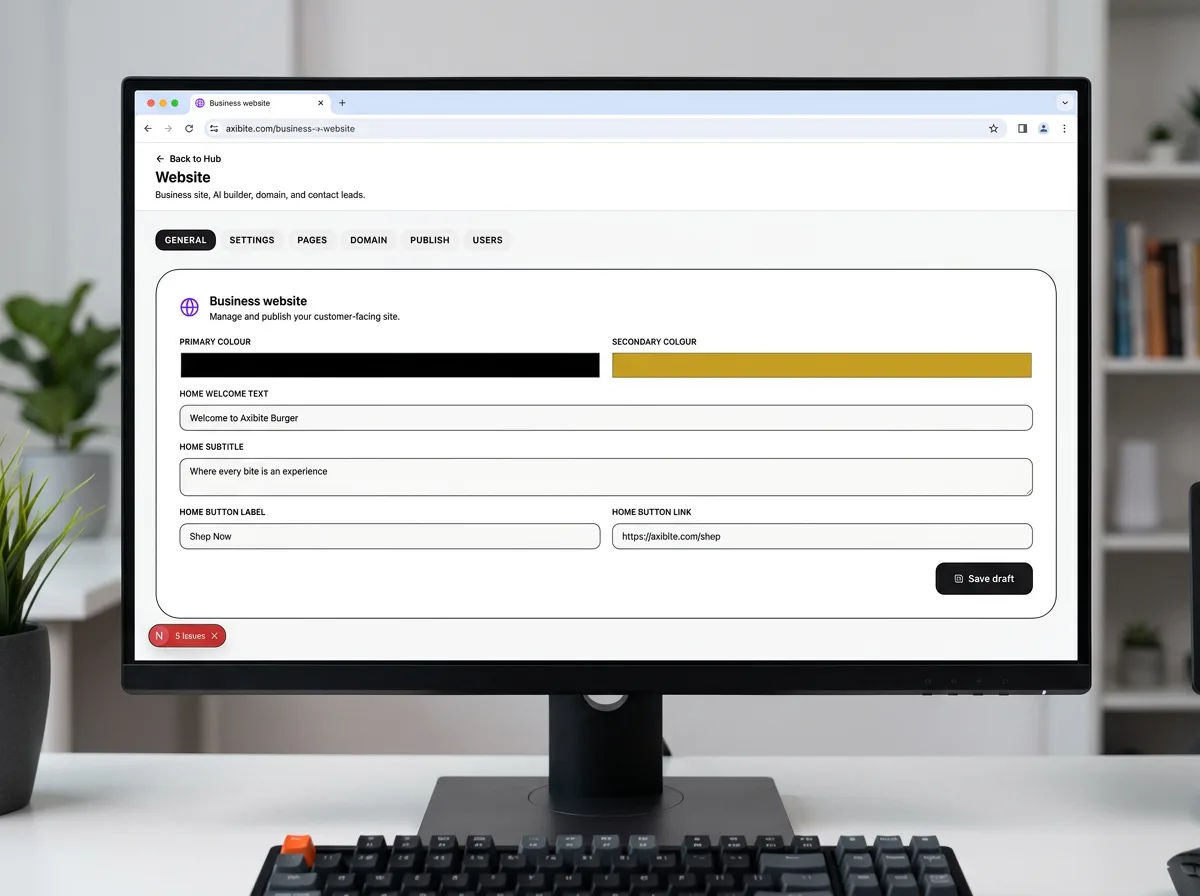 Business Website