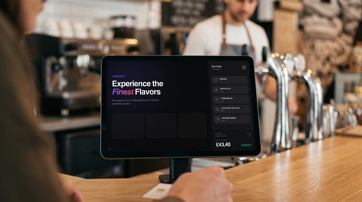 Customer-Facing Display in use