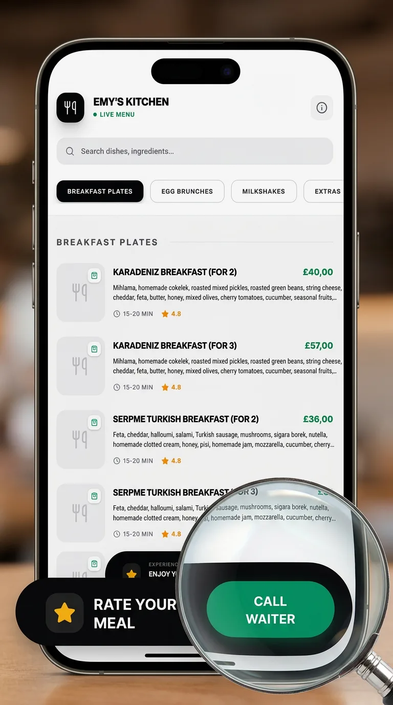 QR Guest Digital Menu
